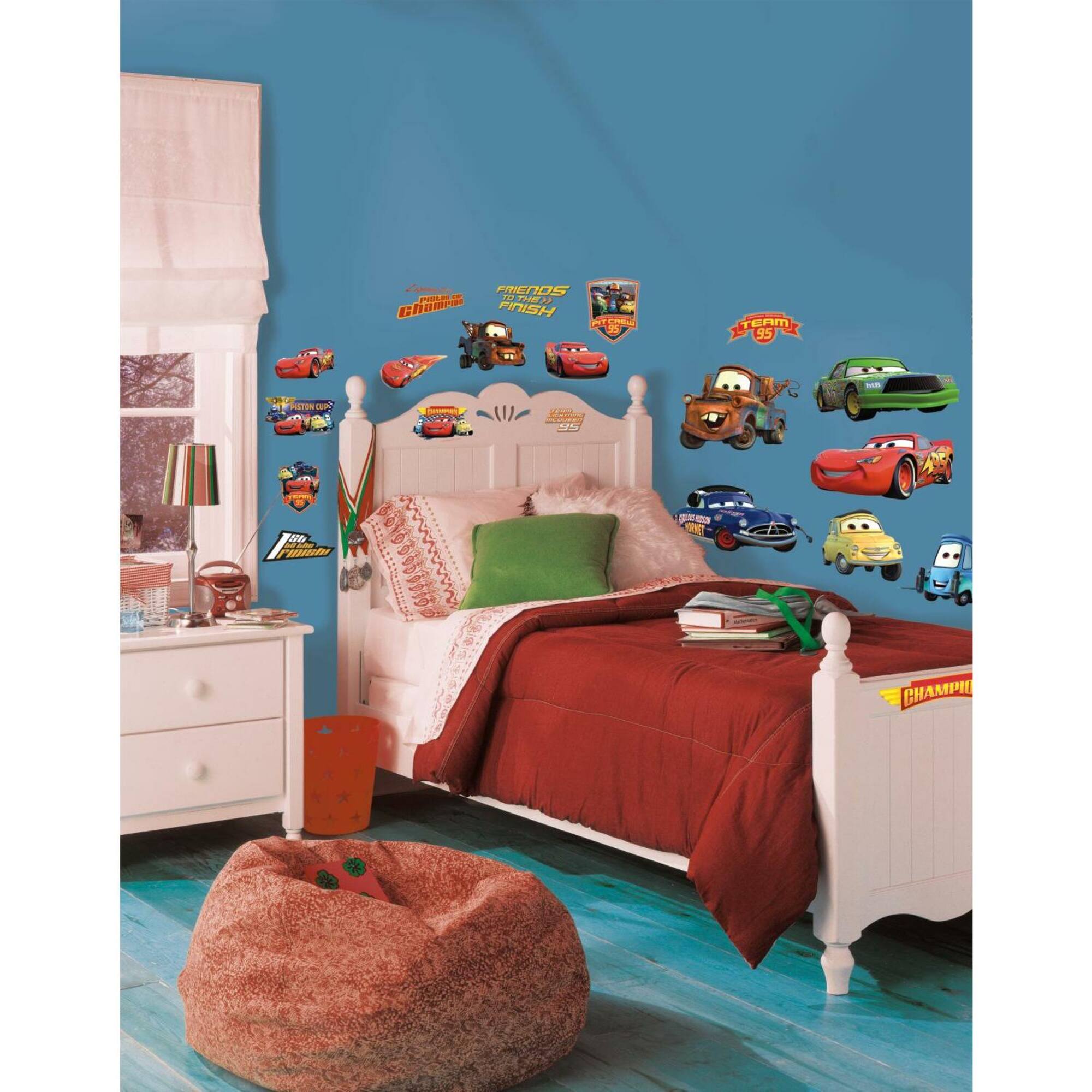 RoomMates Cars Piston Cup Champs Peel & Stick Wall Decal